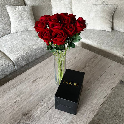 Coffret 15 roses